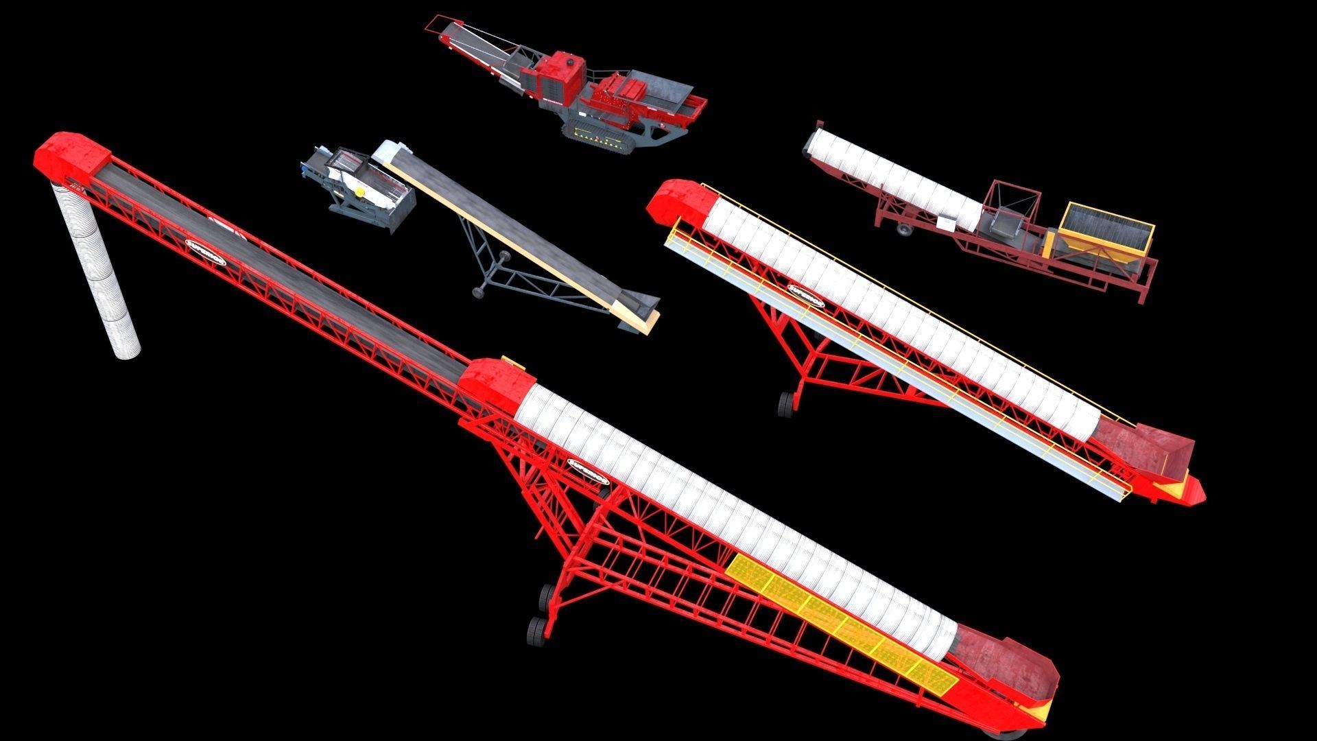 Mining equipment 3D model_1