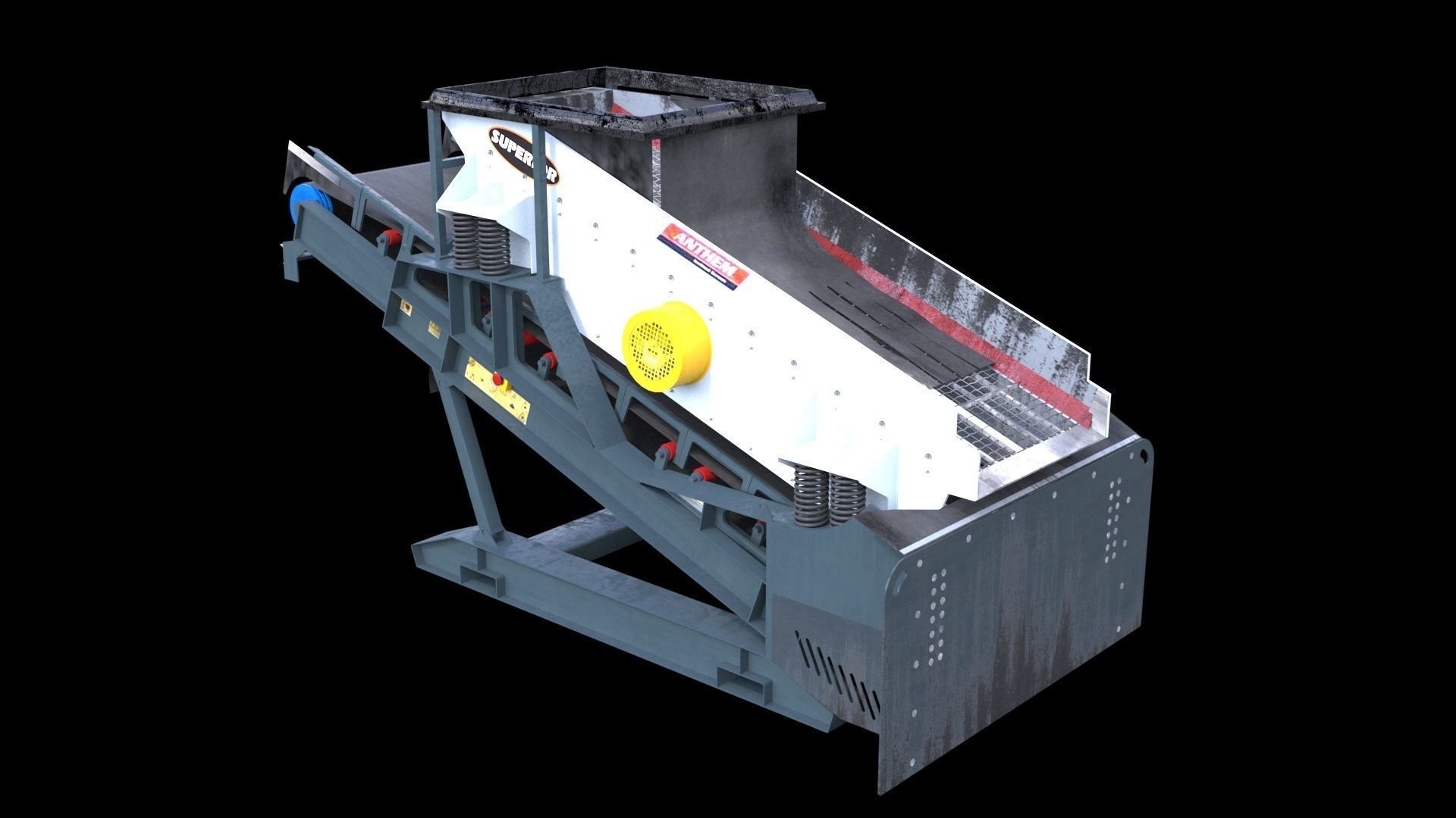 Mining equipment 3D model_9