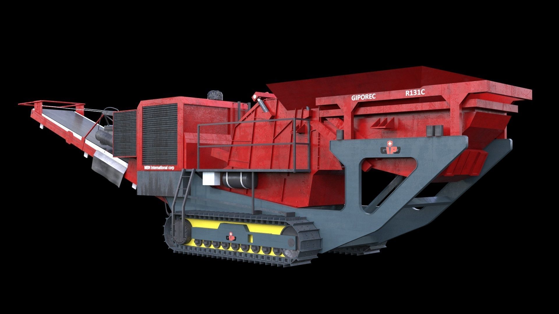 Mining equipment 3D model_5
