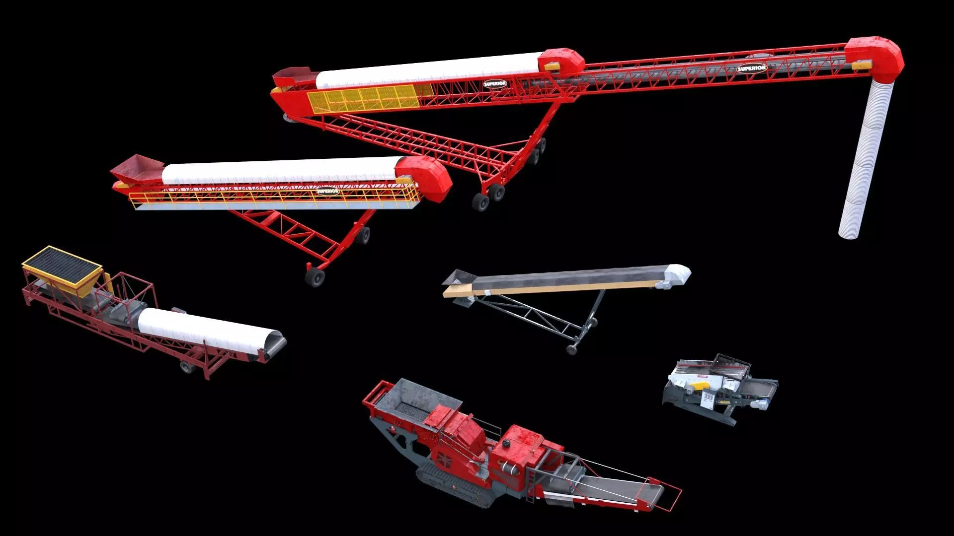 Mining equipment 3D model_0