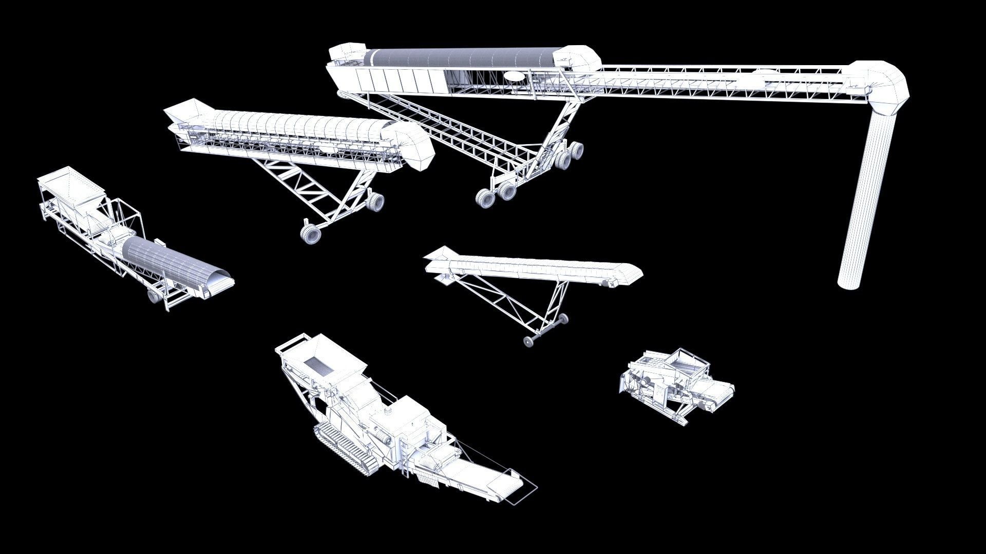 Mining equipment 3D model_16