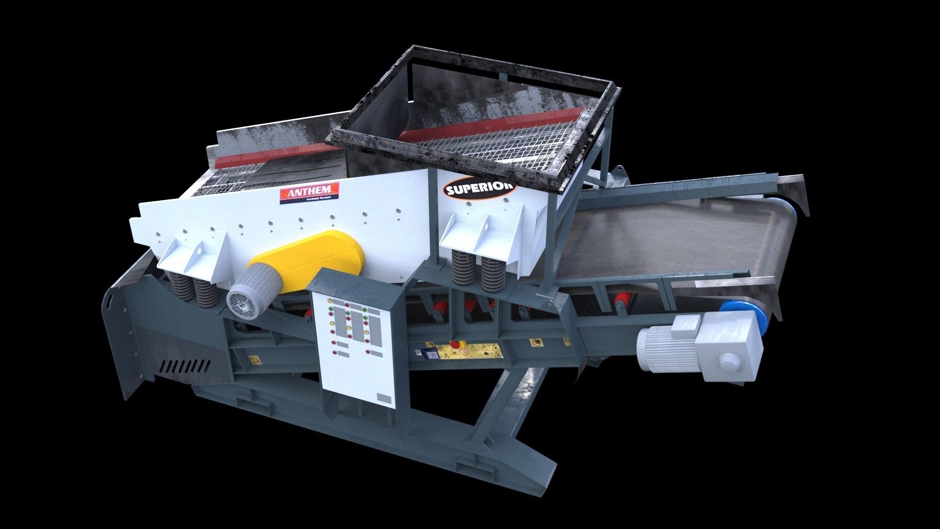 Mining equipment 3D model_8