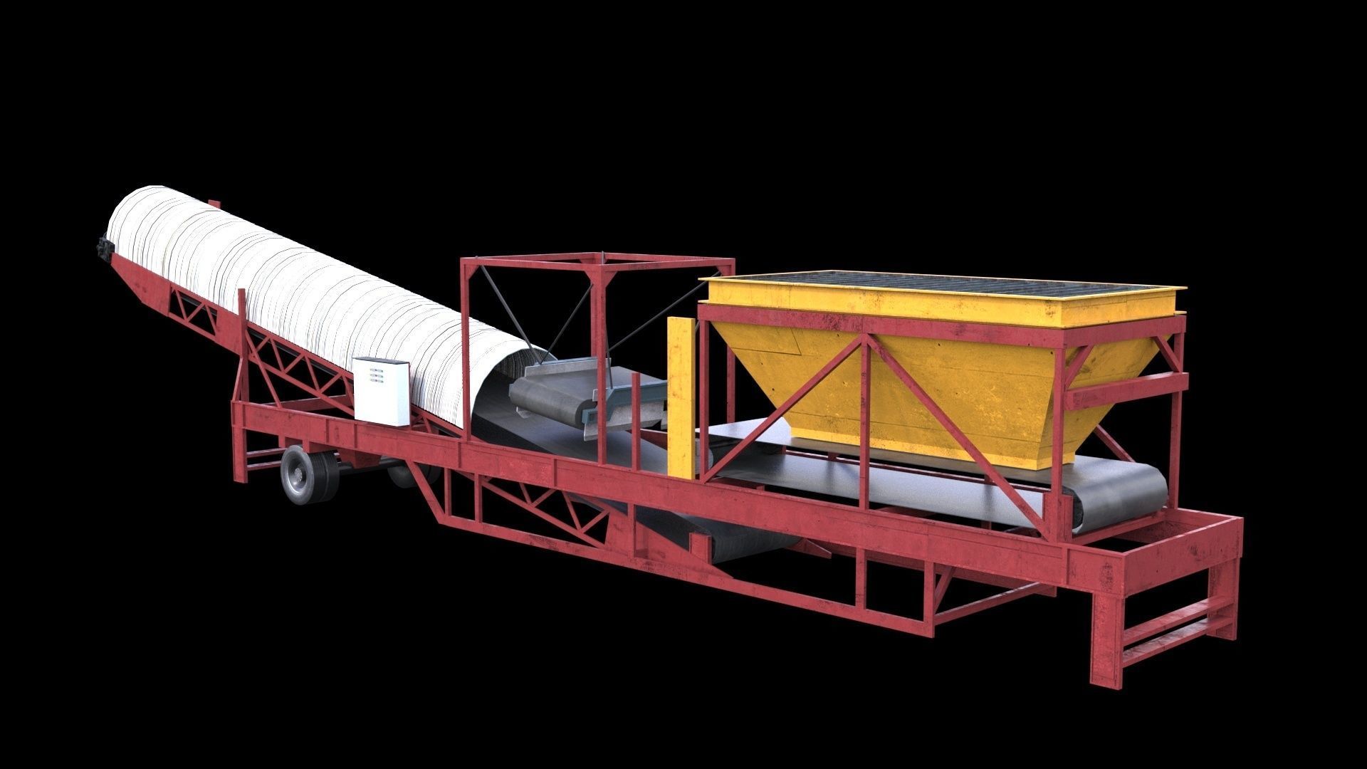 Mining equipment 3D model_7