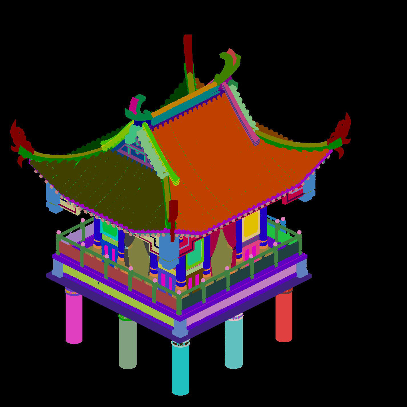 Game Brothel - Arch 2701 3D model_2