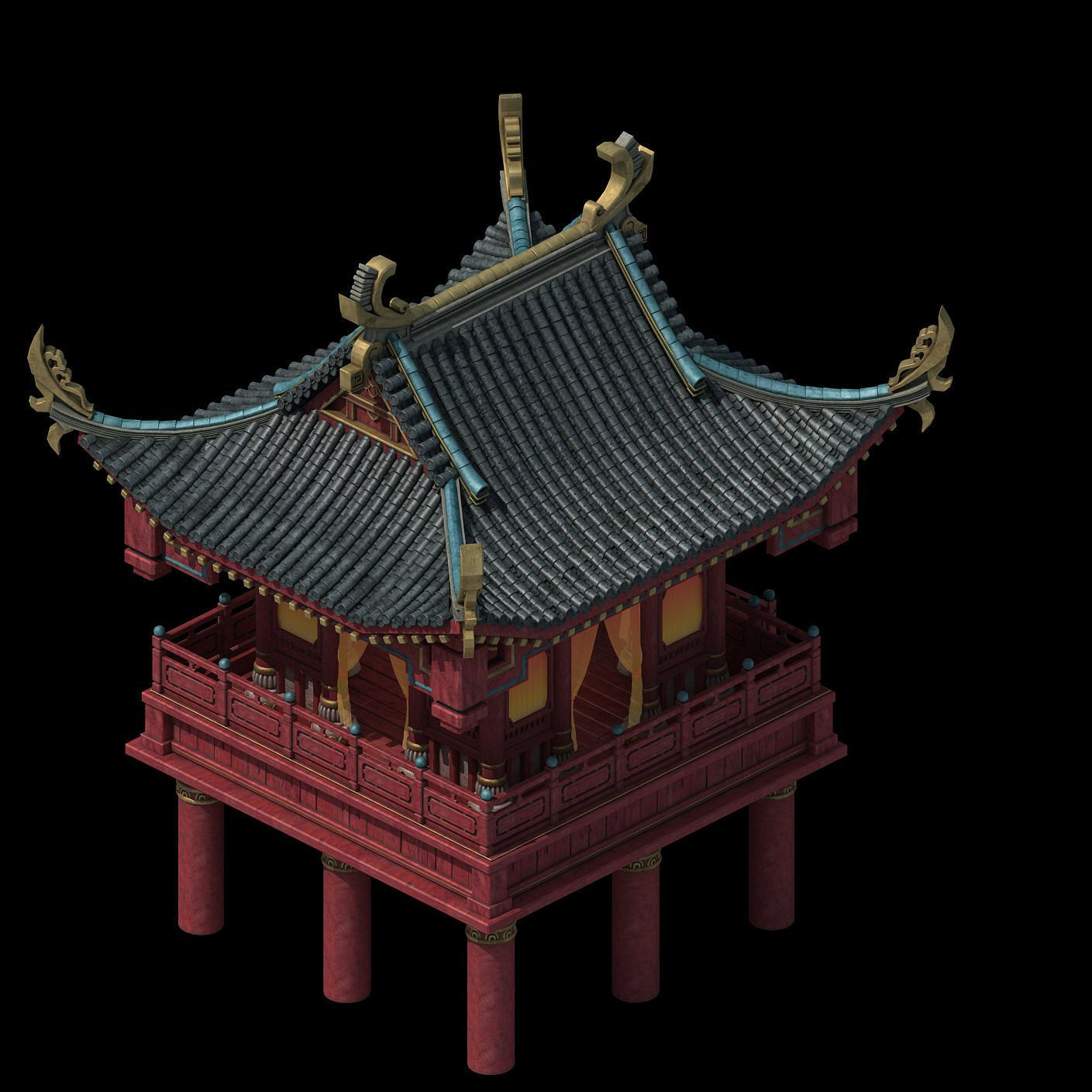 Game Brothel - Arch 2701 3D model_3