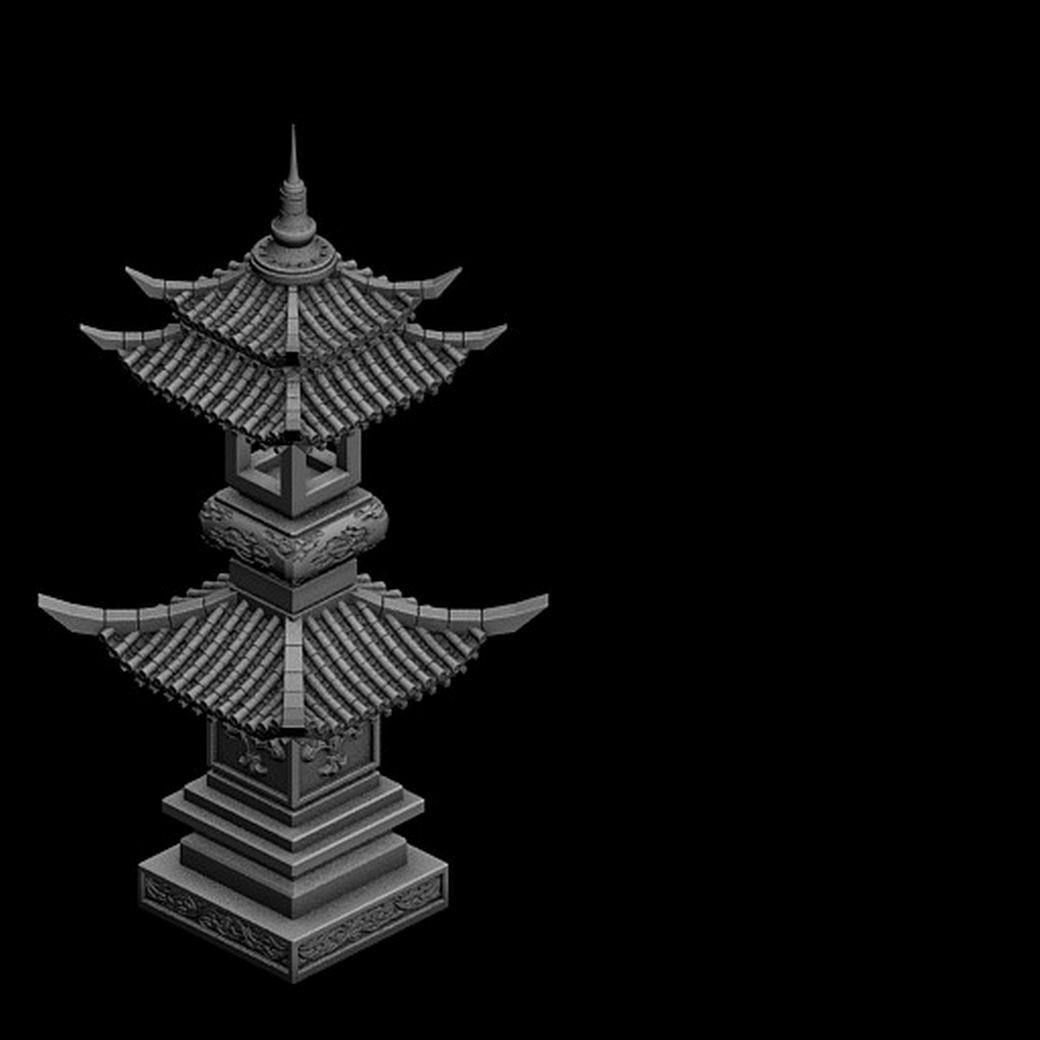 Game Brothel - Stone Tower 2701 3D model_2