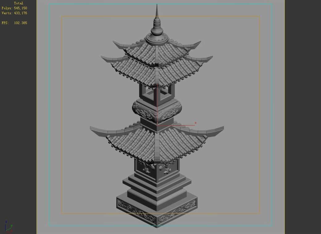 Game Brothel - Stone Tower 2701 3D model_5