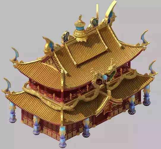 Game Architecture - Royal Palace - Main Building 01