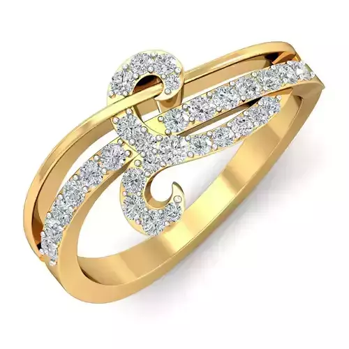 Women ring 3dm stl render detail 