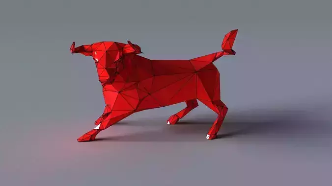 red bull lowpoly 3D print model