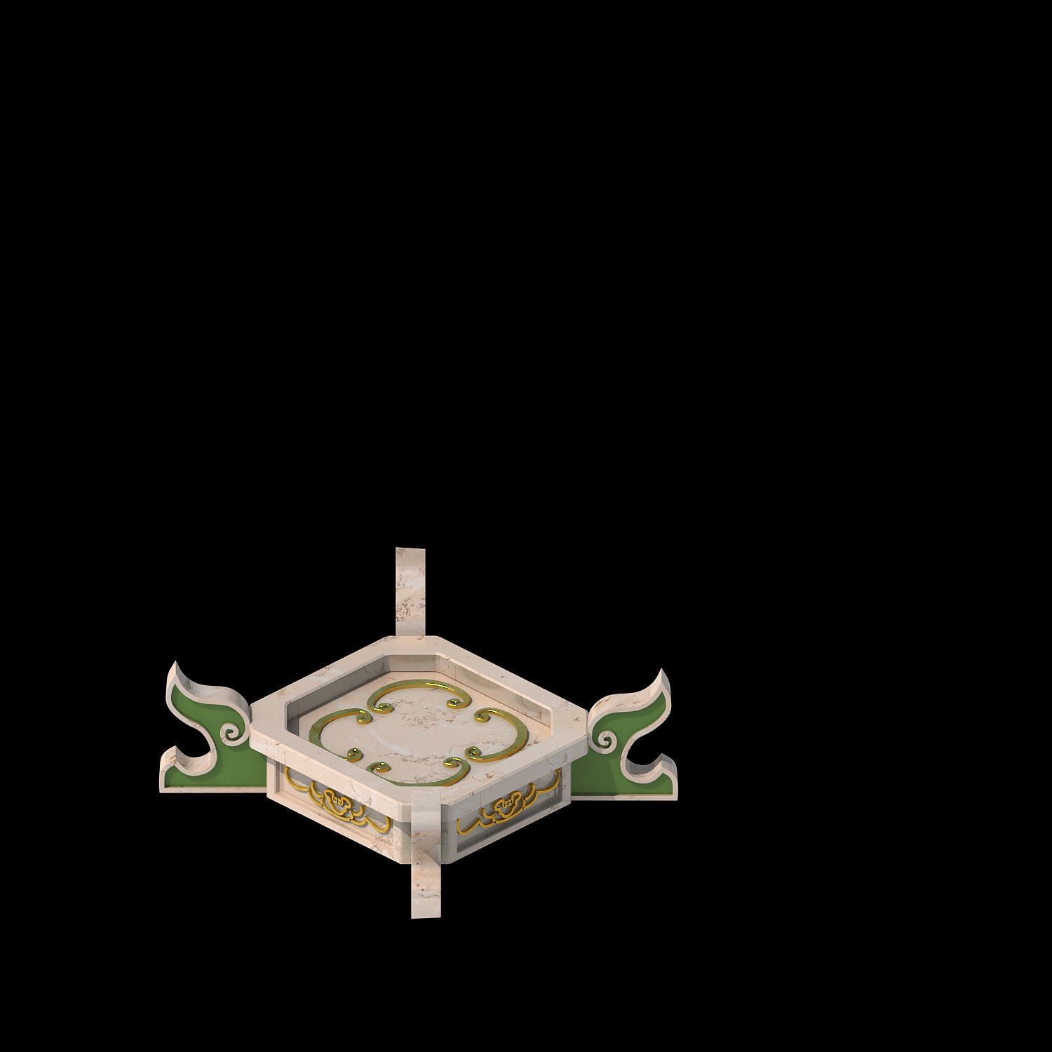 Game Architecture - Gazebo 1127 3D model_2