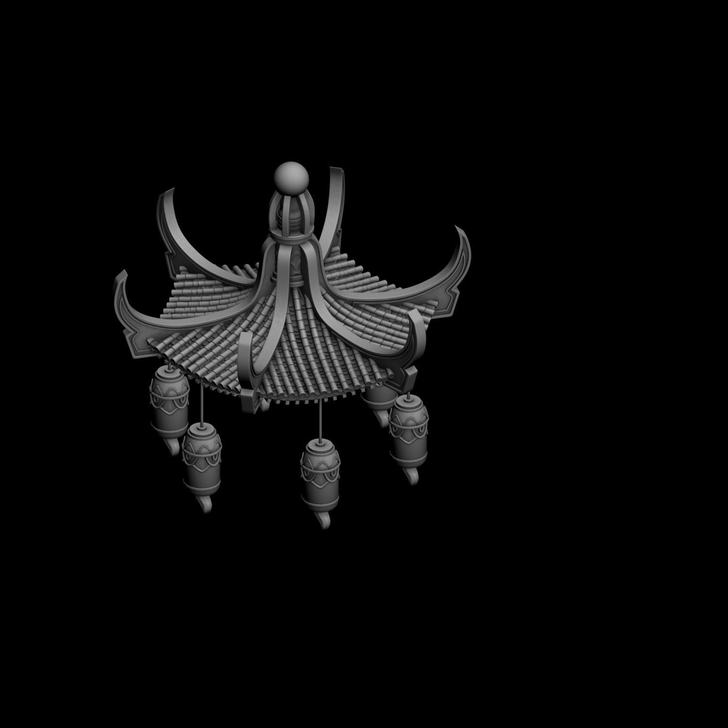 Game Architecture - Gazebo 1127 3D model_5