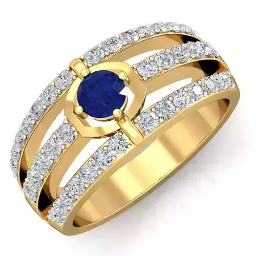 Women cocktail ring 3dm stl render detail  3D print model
