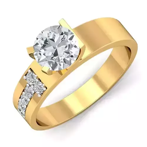 Women cocktail ring 3dm stl render detail  3D print model