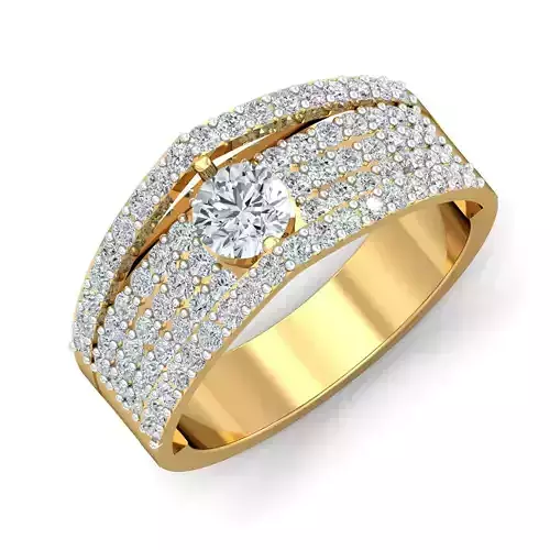 Women cocktail ring 3dm stl render detail  3D print model