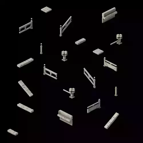 Game Building Accessories - Fence 2701