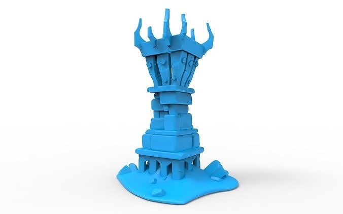 Tower Miniature - The Road to Valhalla - Set 3D print model