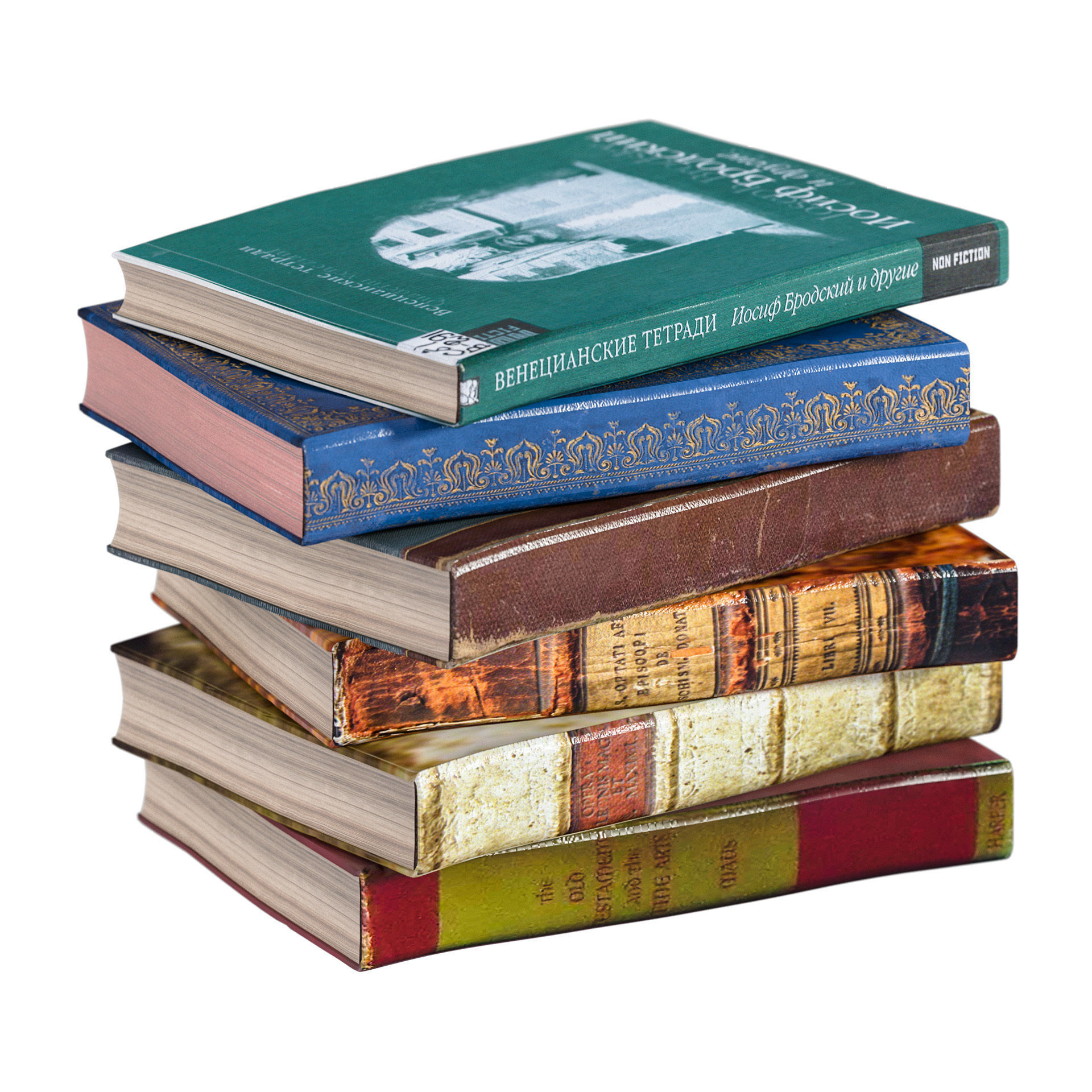 L3DV02G04 - books set 3D model_2