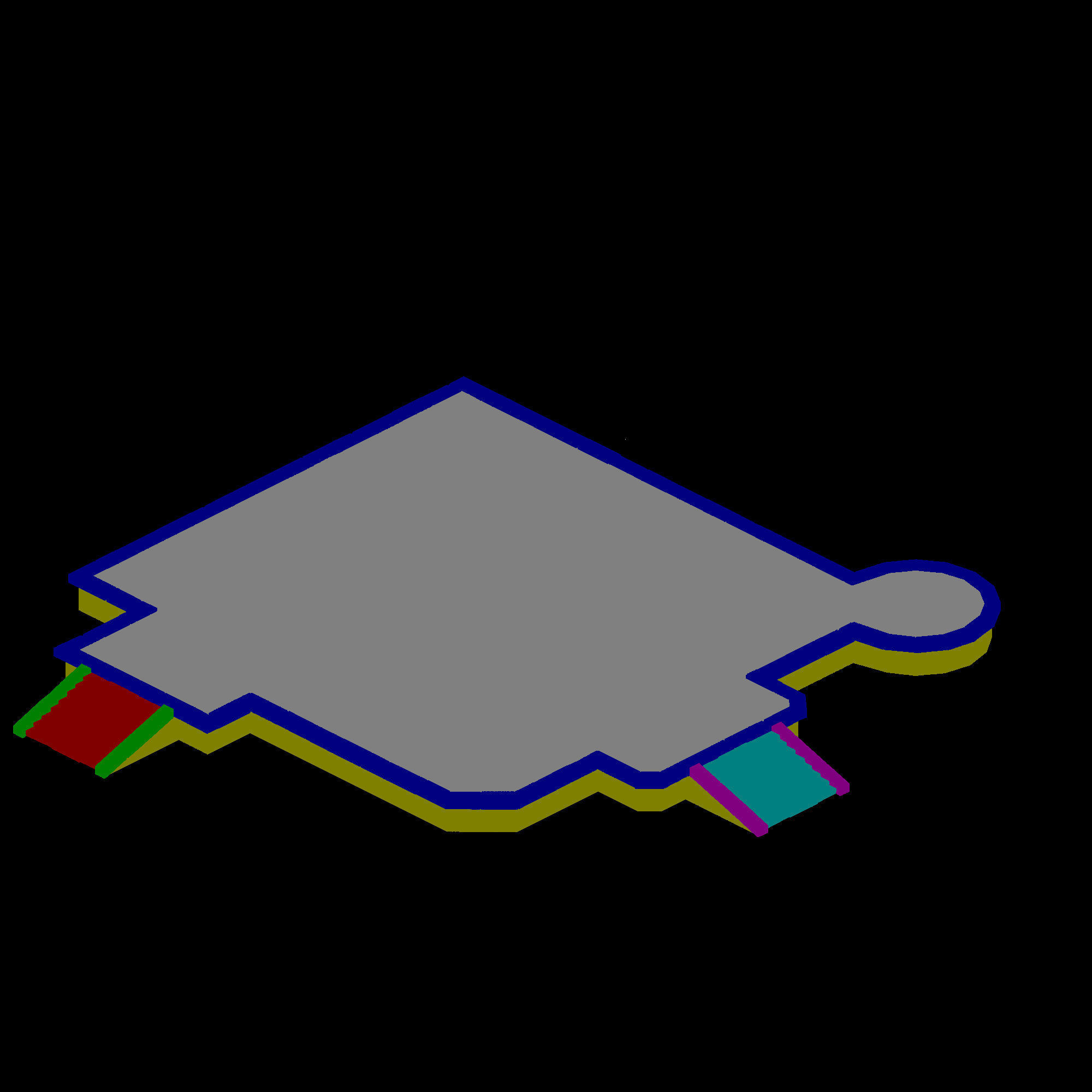 Game Building - blacksmith ground 01 3D model_3