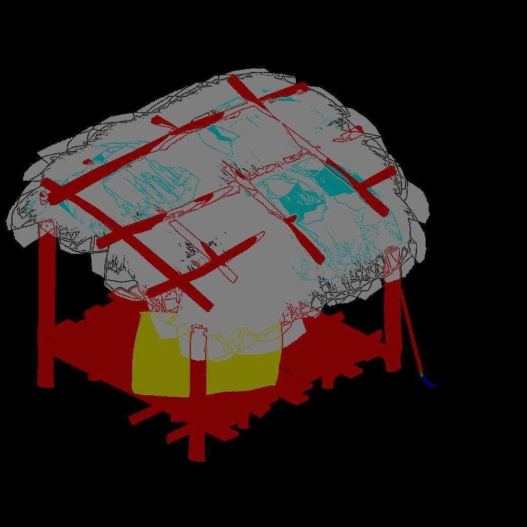 Game Building - Cottages 011 3D model_2