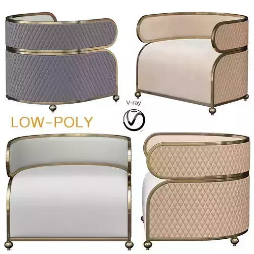 Opera Armchair 3d model