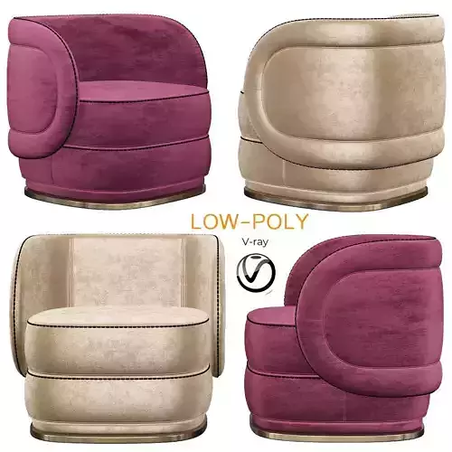 Armchair Dyor Smania 3d model