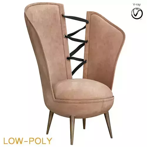 Corsetto armchair by Vincenzo Invernizzi 3d model