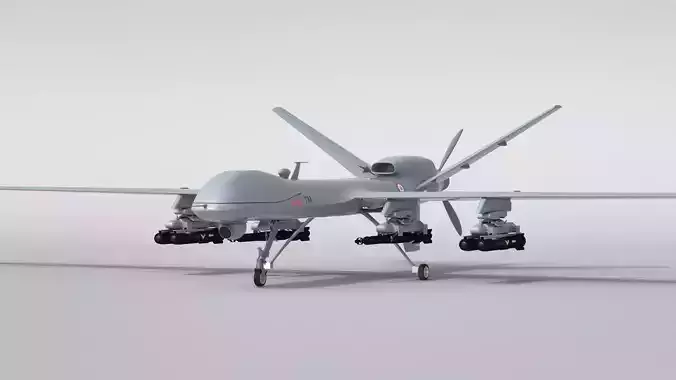 Military Aircraft Drone 3D 3D model
