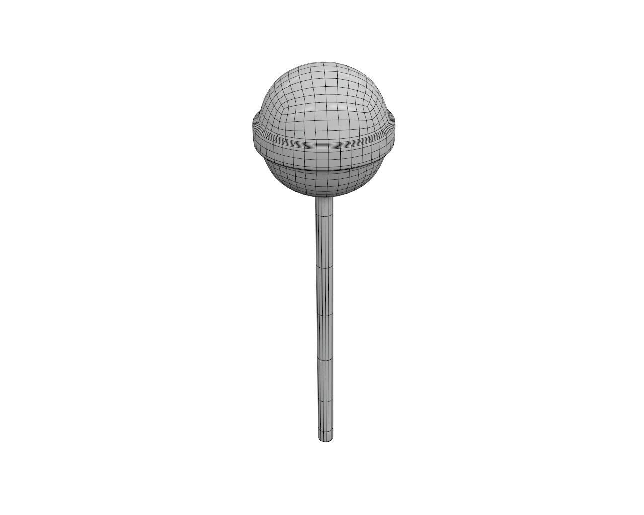 Round lollipop 3D model_5