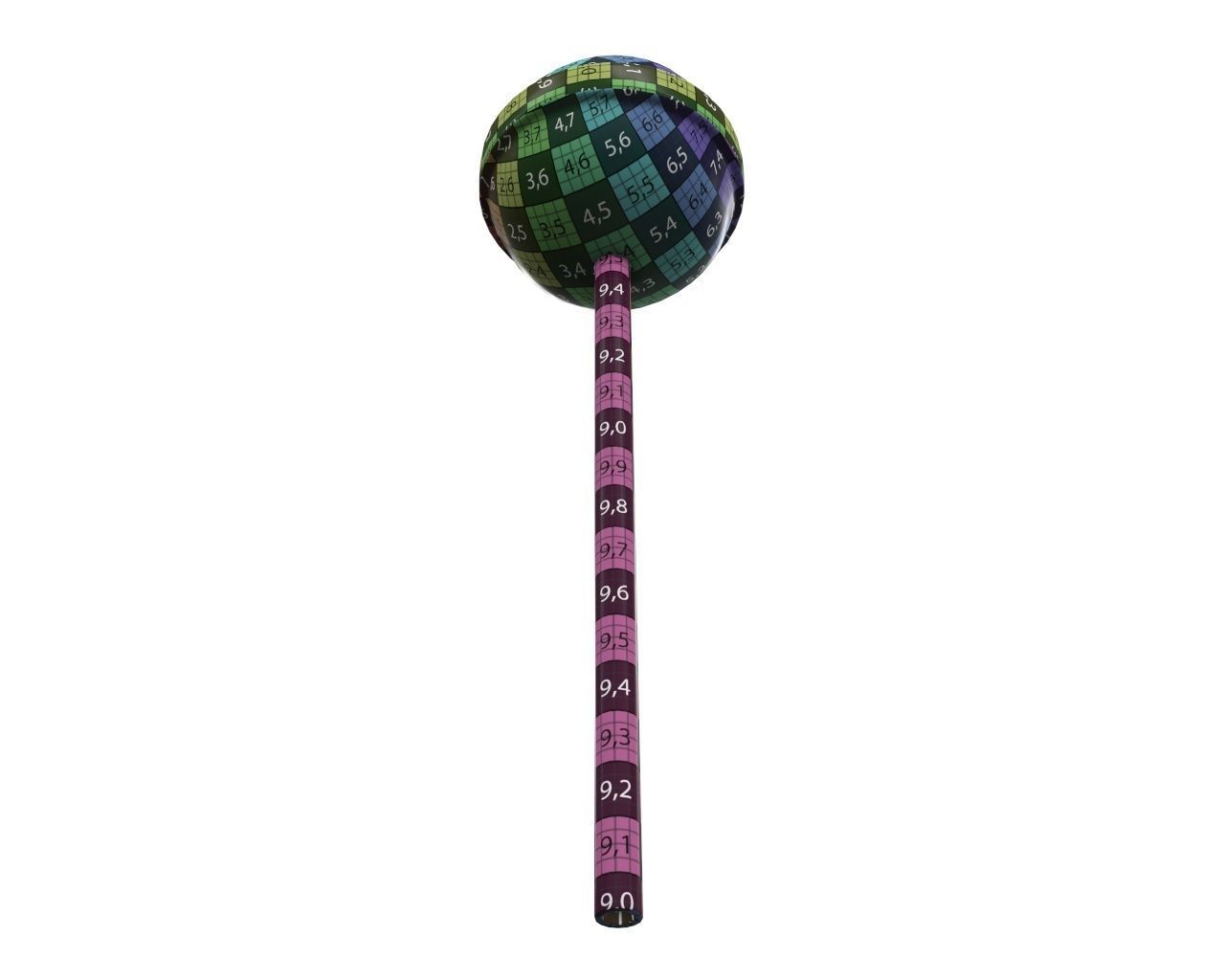 Round lollipop 3D model_9