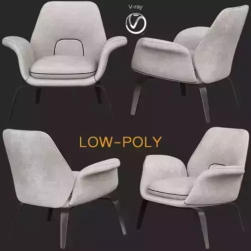 Herstofferen Minotti 3d model