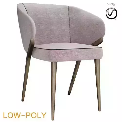 Bross Nora Dining Chair 3d model