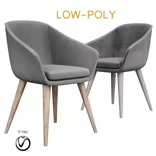 Aleria Dining Chair Papadatos 3d model