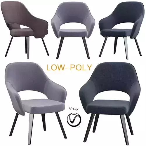 Saarinen Executive Arm Chair 3d model