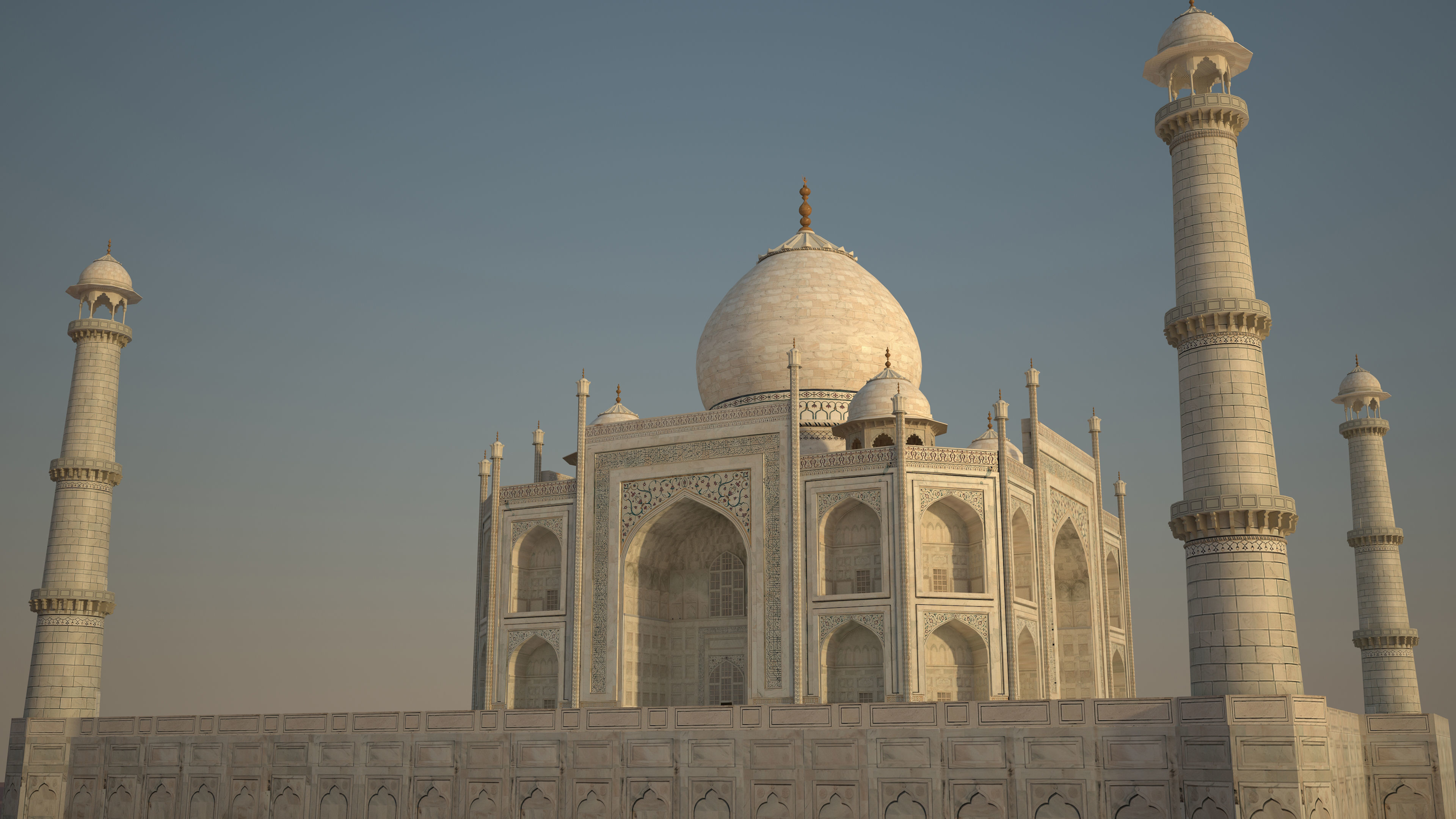 Taj Mahal  Low-poly 3D model_3