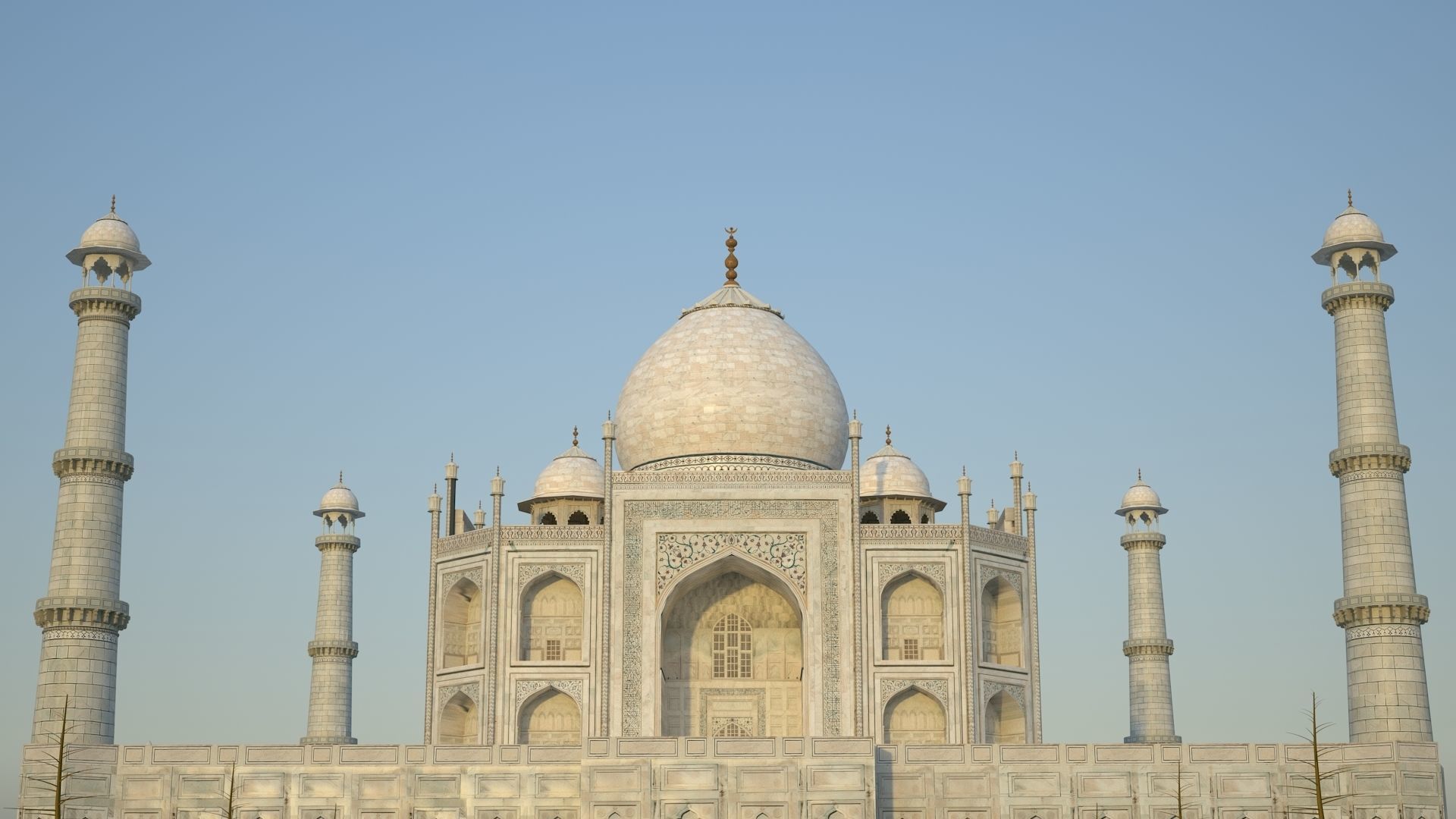 Taj Mahal  Low-poly 3D model_7