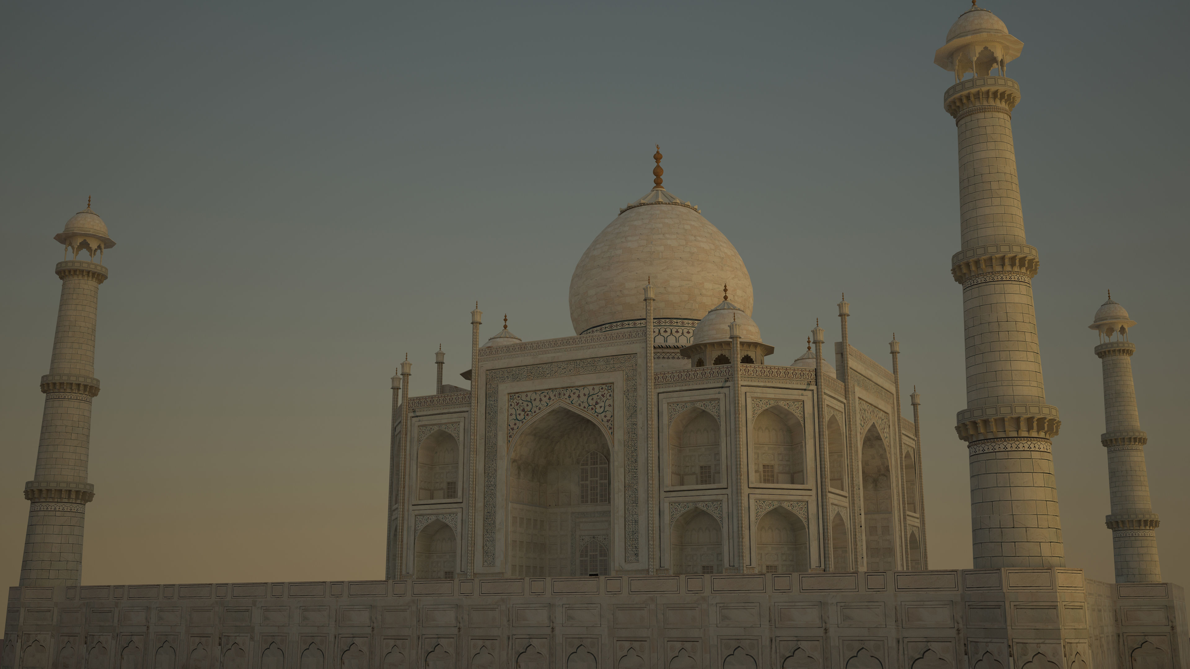 Taj Mahal  Low-poly 3D model_4