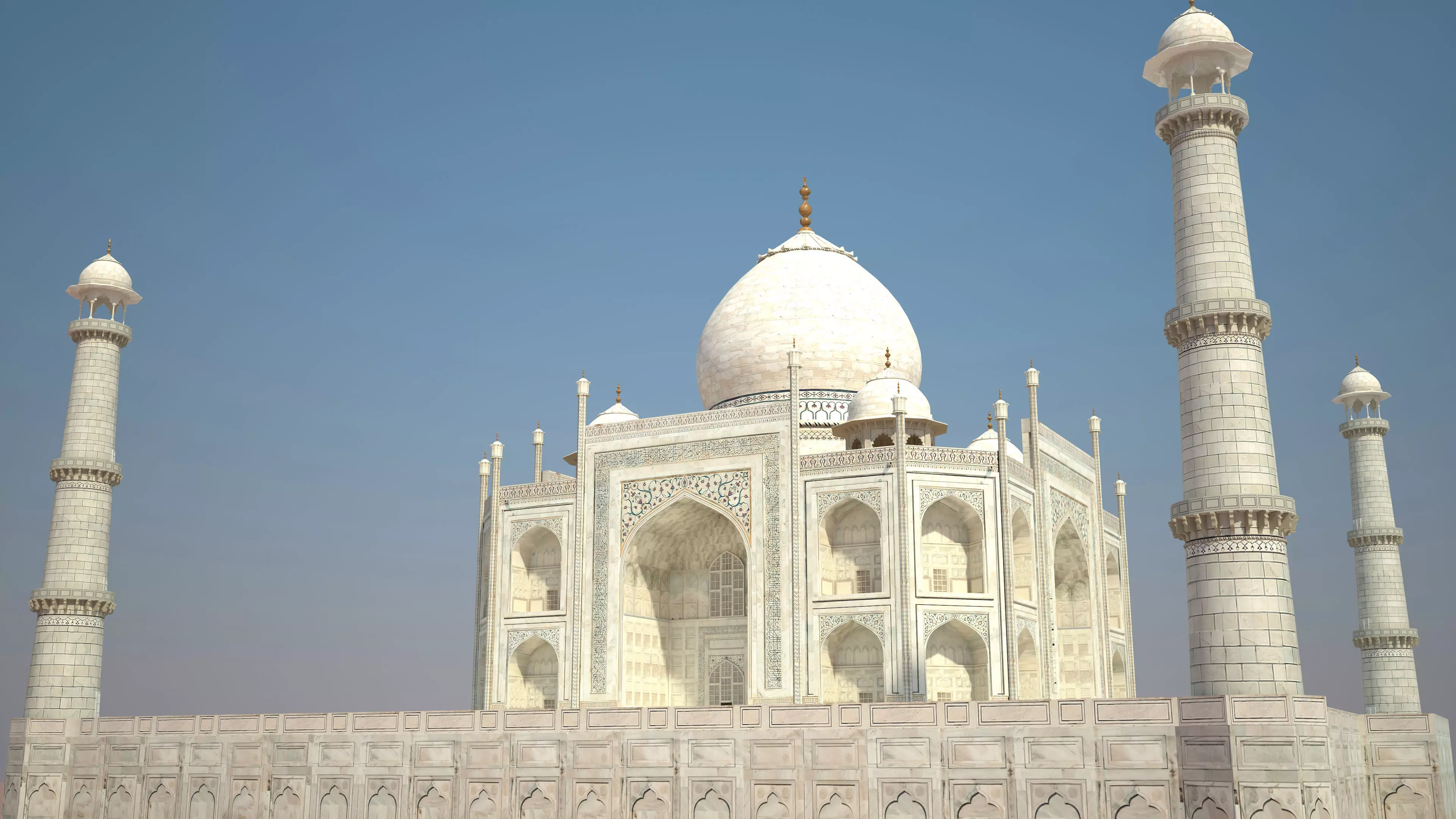 Taj Mahal  Low-poly 3D model_0