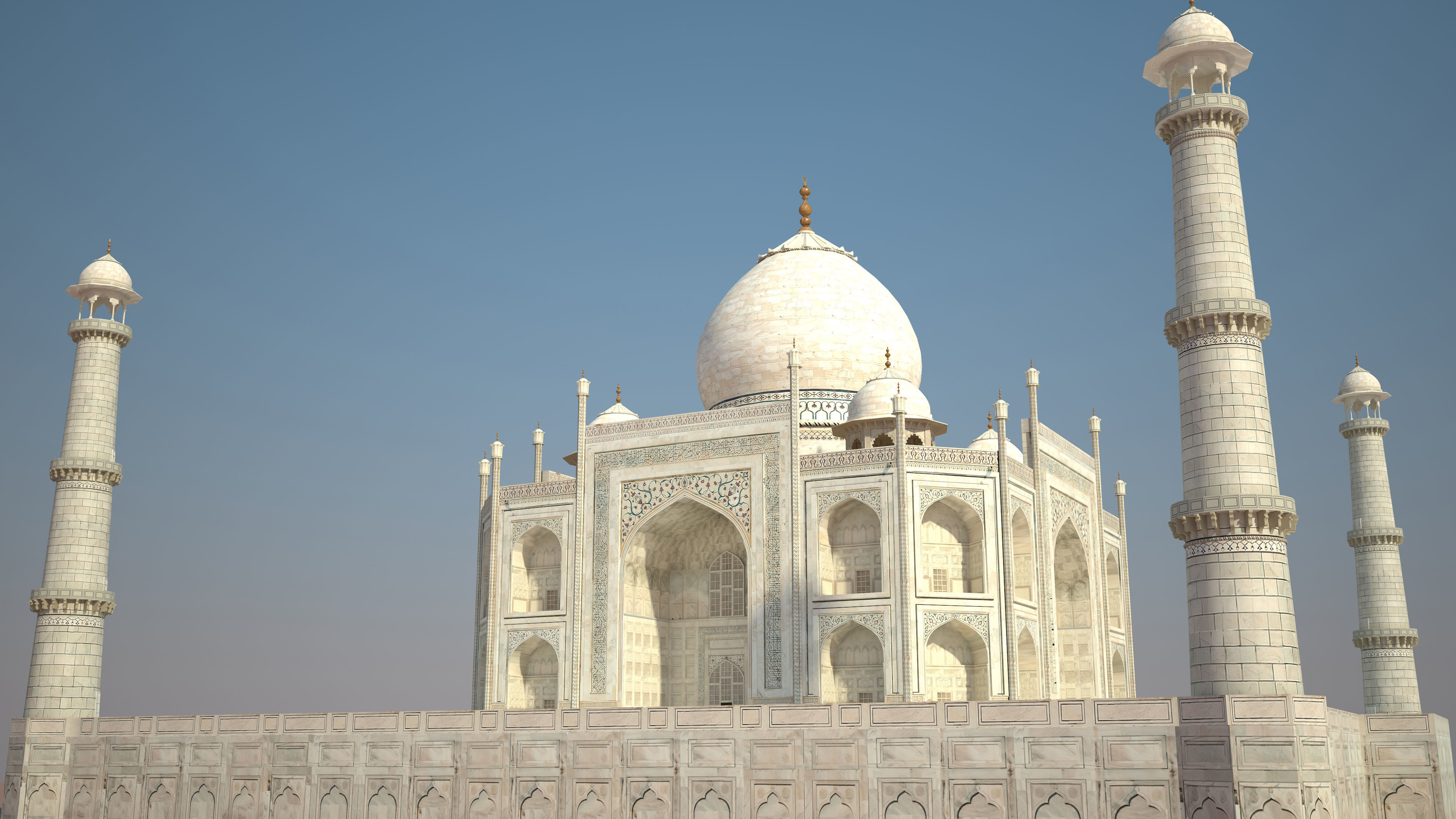 Taj Mahal  Low-poly 3D model_1