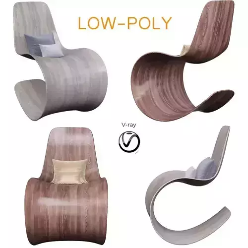 Savannah Rocker III by ODEChair 3d model