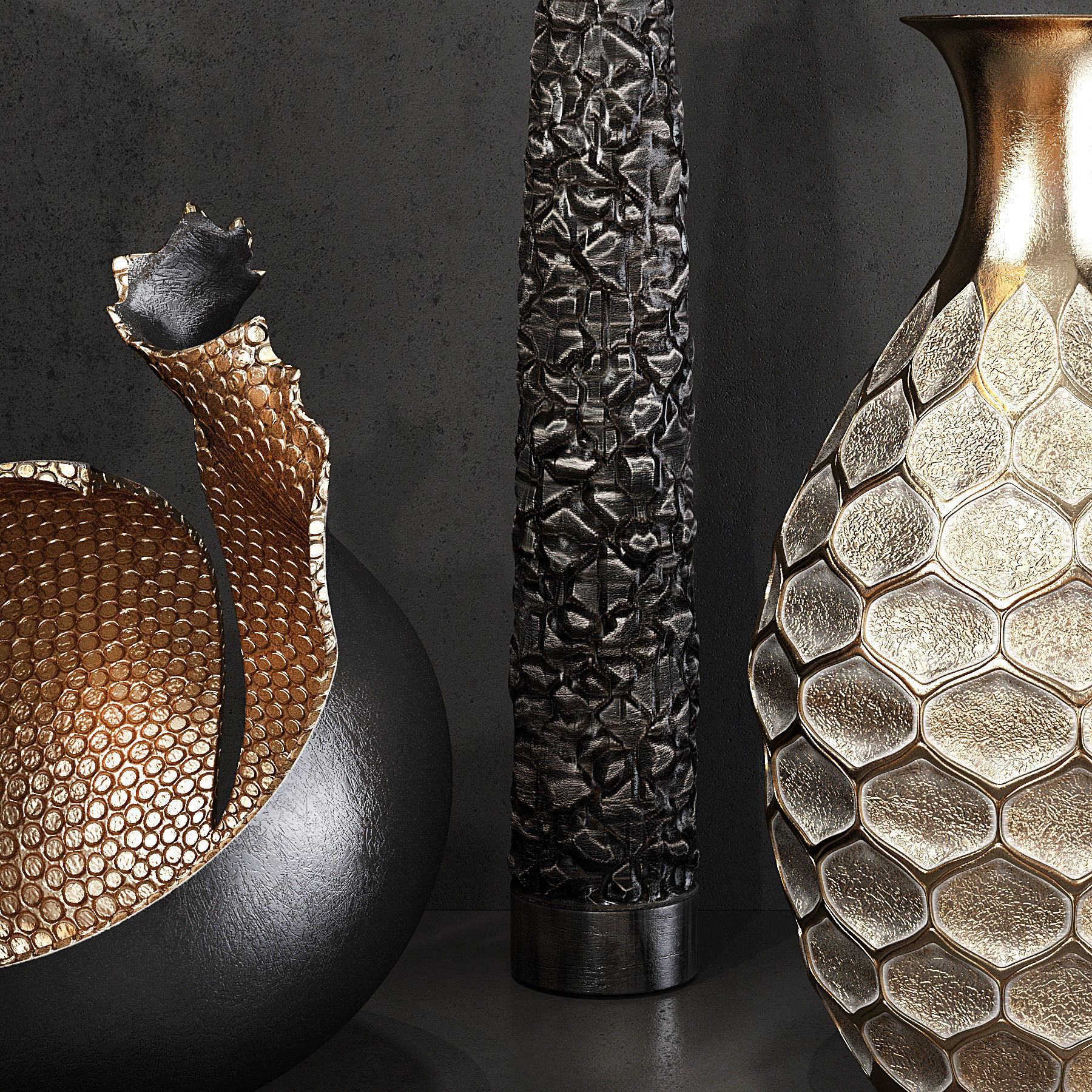 Decor set 52 3D model_5