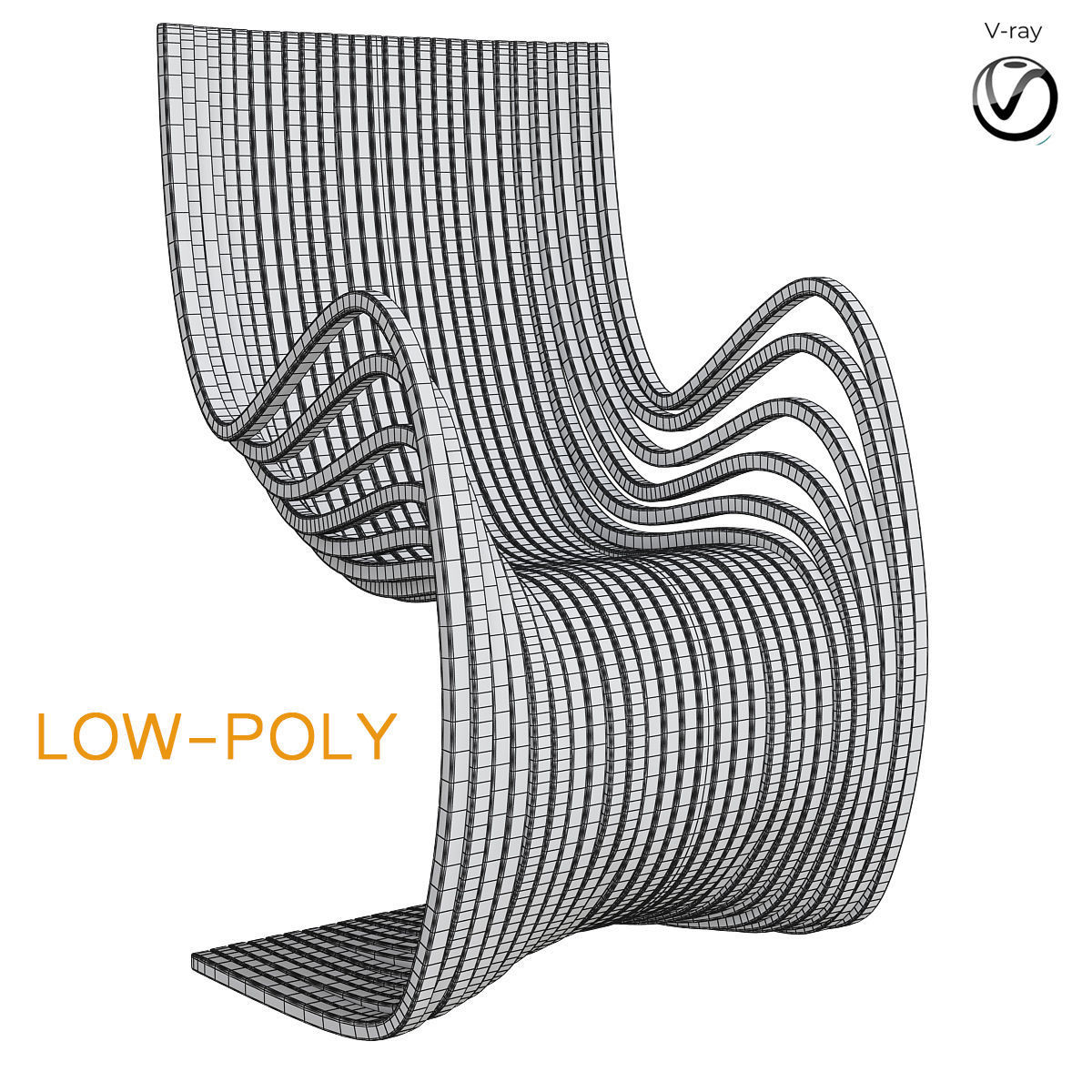 Cool Chairs With Unexpected Designs 3d model Low-poly 3D model_2