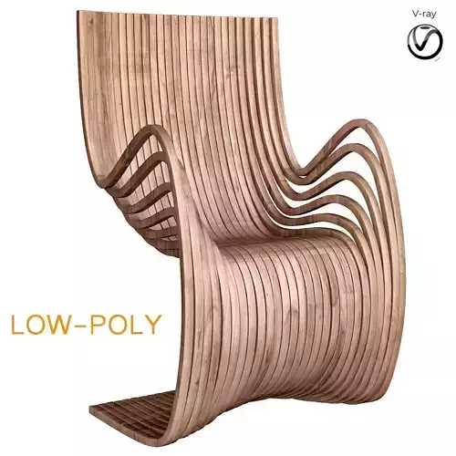 Cool Chairs With Unexpected Designs 3d model Low-poly 3D model