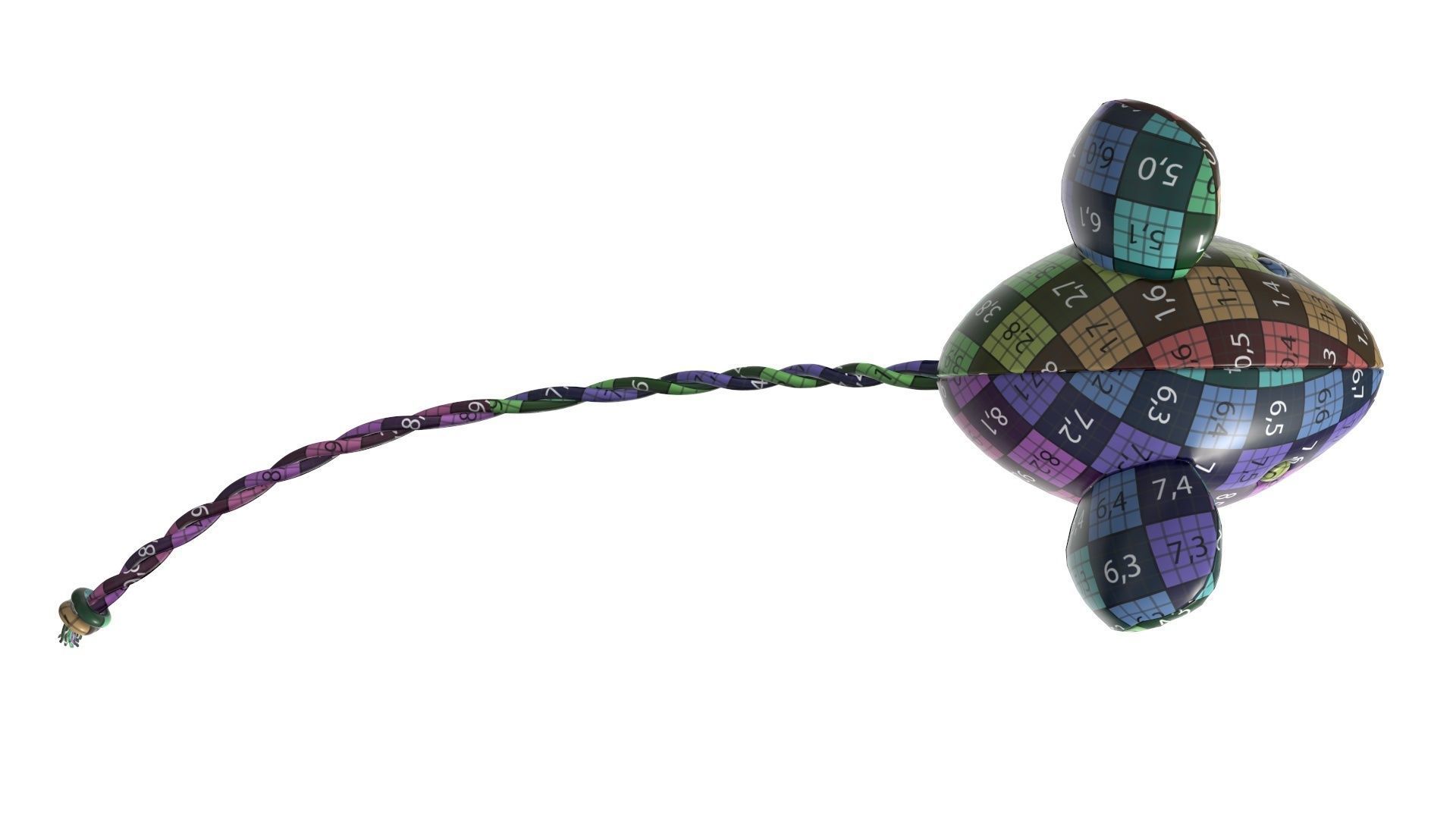 Cat mouse toy Free 3D model_13