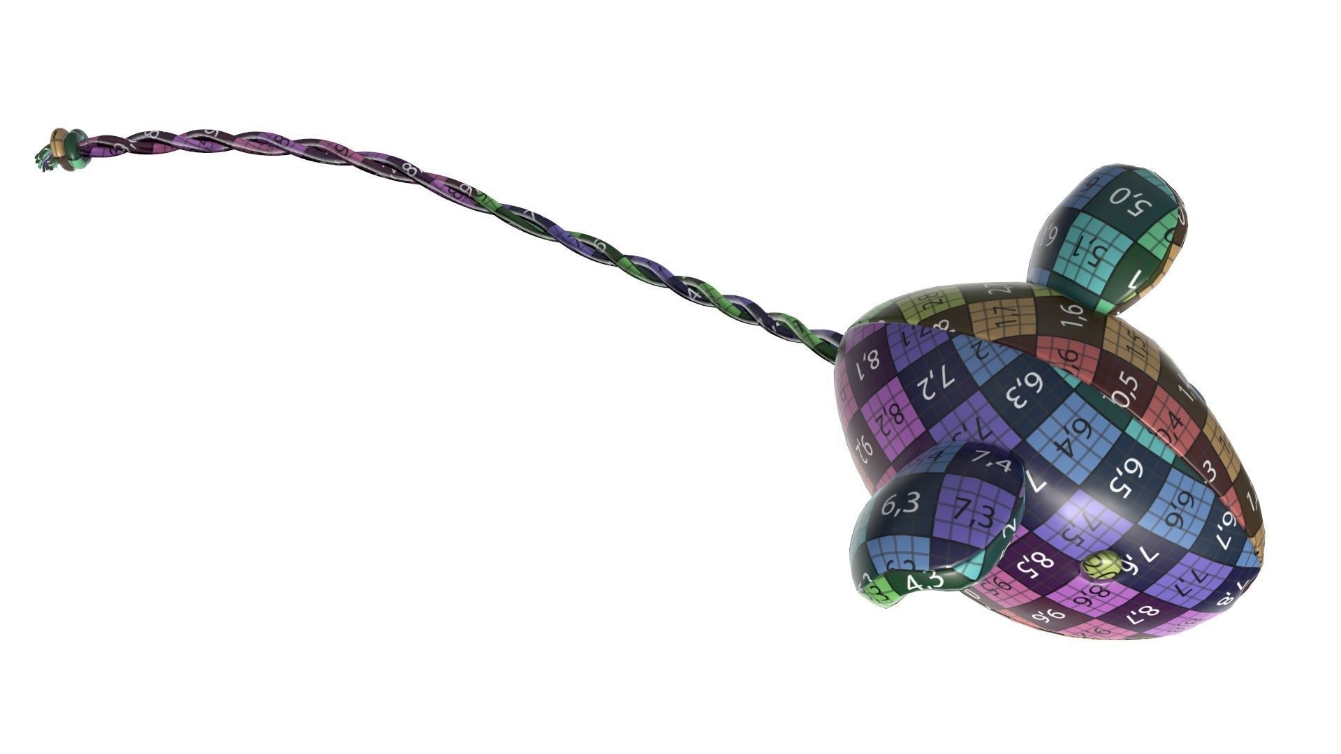 Cat mouse toy Free 3D model_11