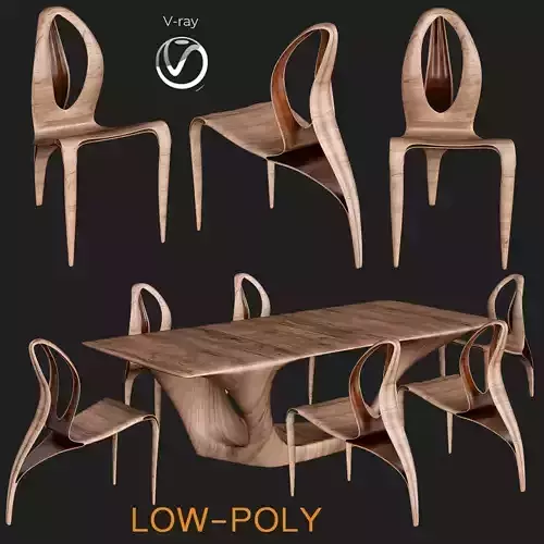 Joseph Walsh - Erosion low poly 3d model