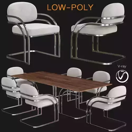 Tailored Bohemian Scarsdale 3d model Low-poly 3D model