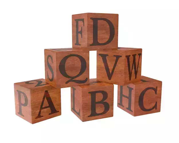 Developing cubes 3D model