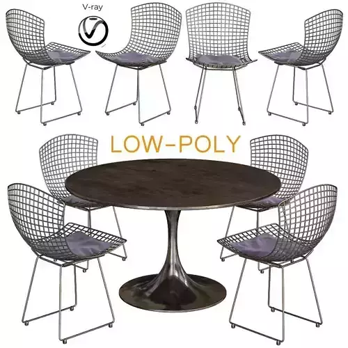 Mesas - Mesa Redonda 3d model