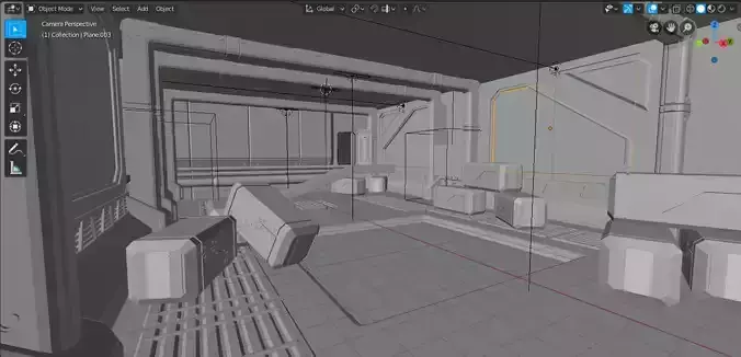 Arena spaceship interior